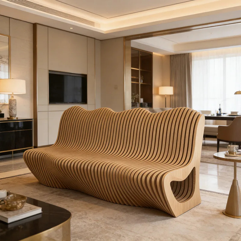 مجموعة أثاث CHINOR Pioneers البارامترية، تدمج تصميم الخوارزميات الرقمية والحرف المركبة من الألياف الزجاجية
